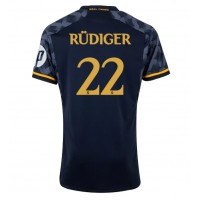 Dres Real Madrid Antonio Rudiger #22 Gostujuci 2023-24 Kratak Rukav